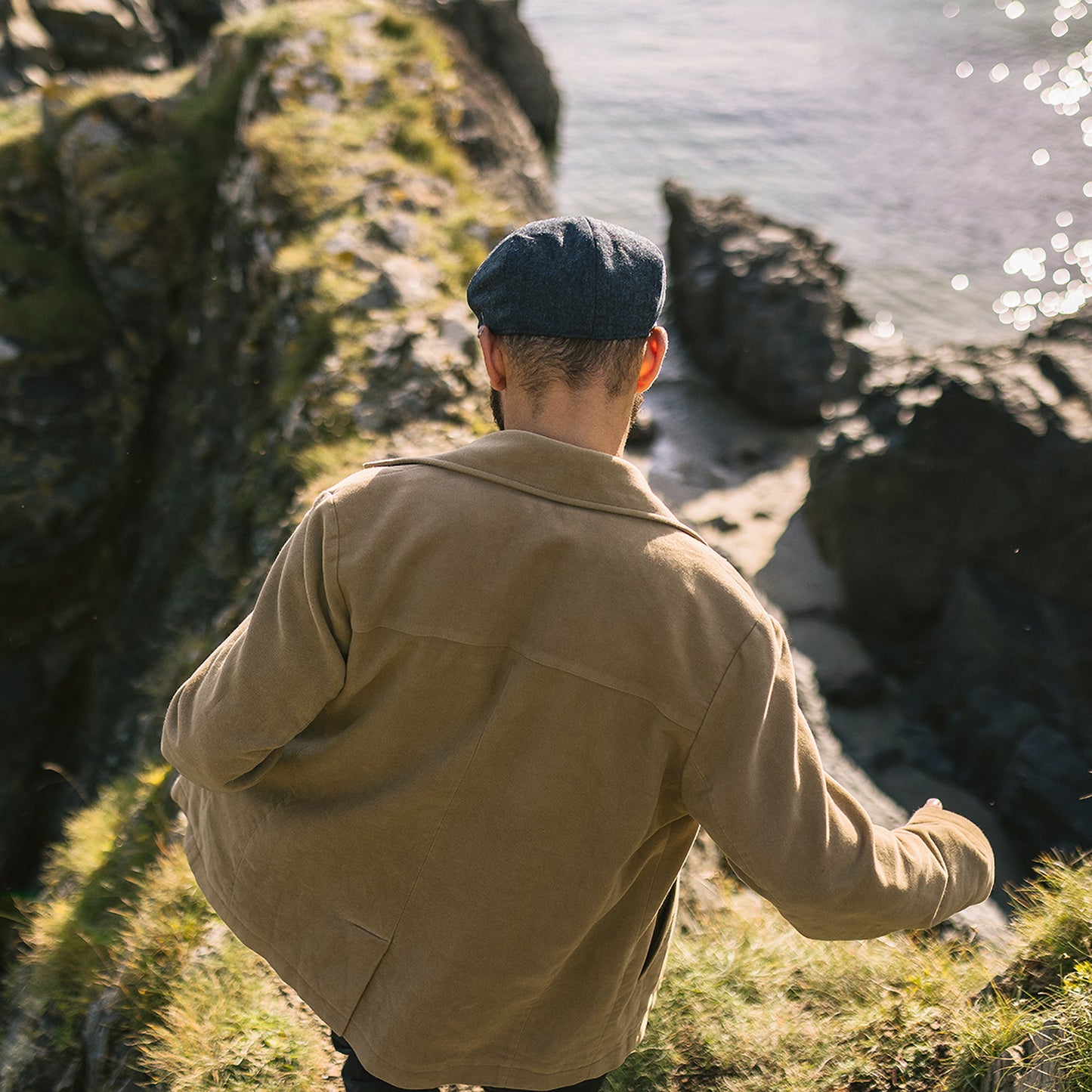 Casquette Gavroche Falconbrook bleu marine JAXON & JAMES