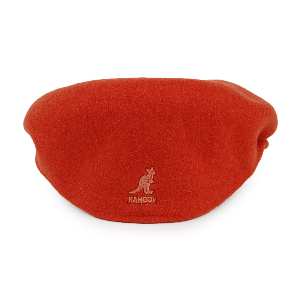Casquette Plate en Laine 504 rouille KANGOL