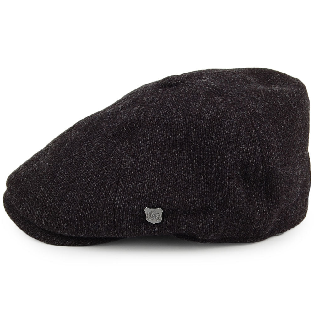 Casquette Gavroche en Laine d'Agneau Mérinos Hudson anthracite FAILSWORTH
