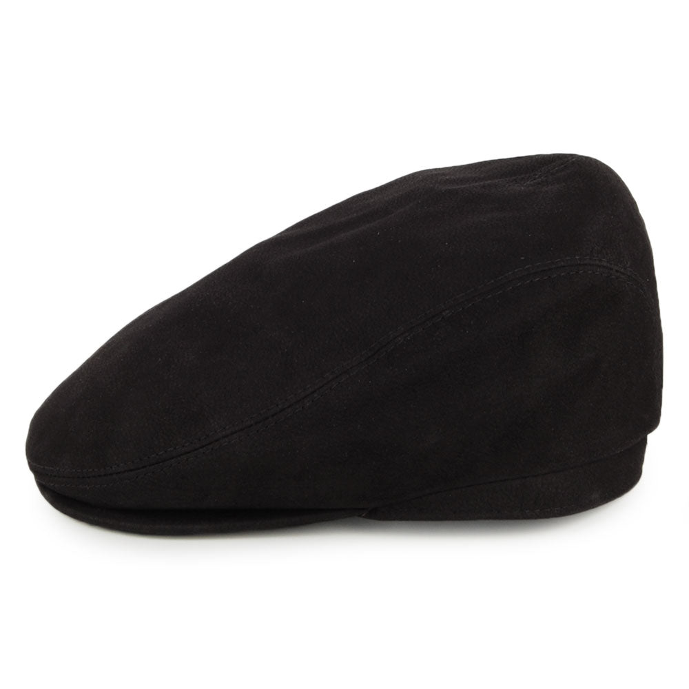Casquette Plate en Daim noir CITY SPORT