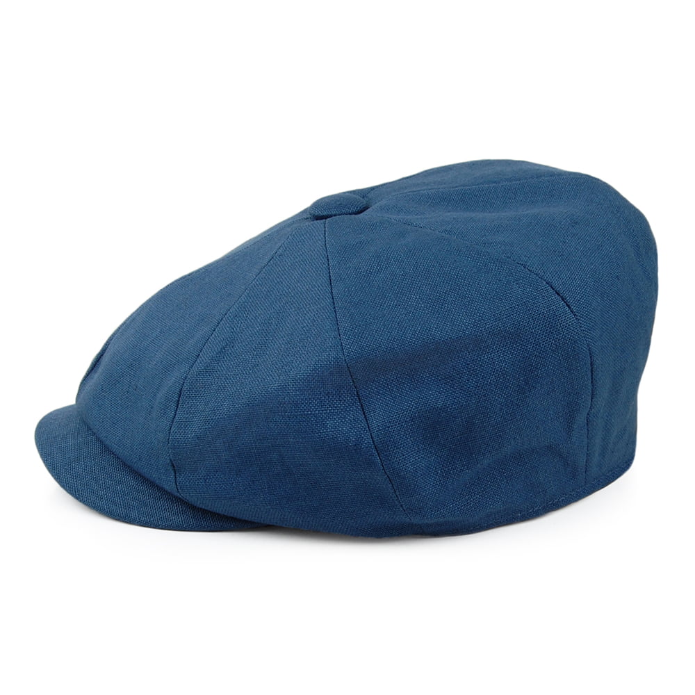 Casquette Gavroche en Lin Alfie denim FAILSWORTH