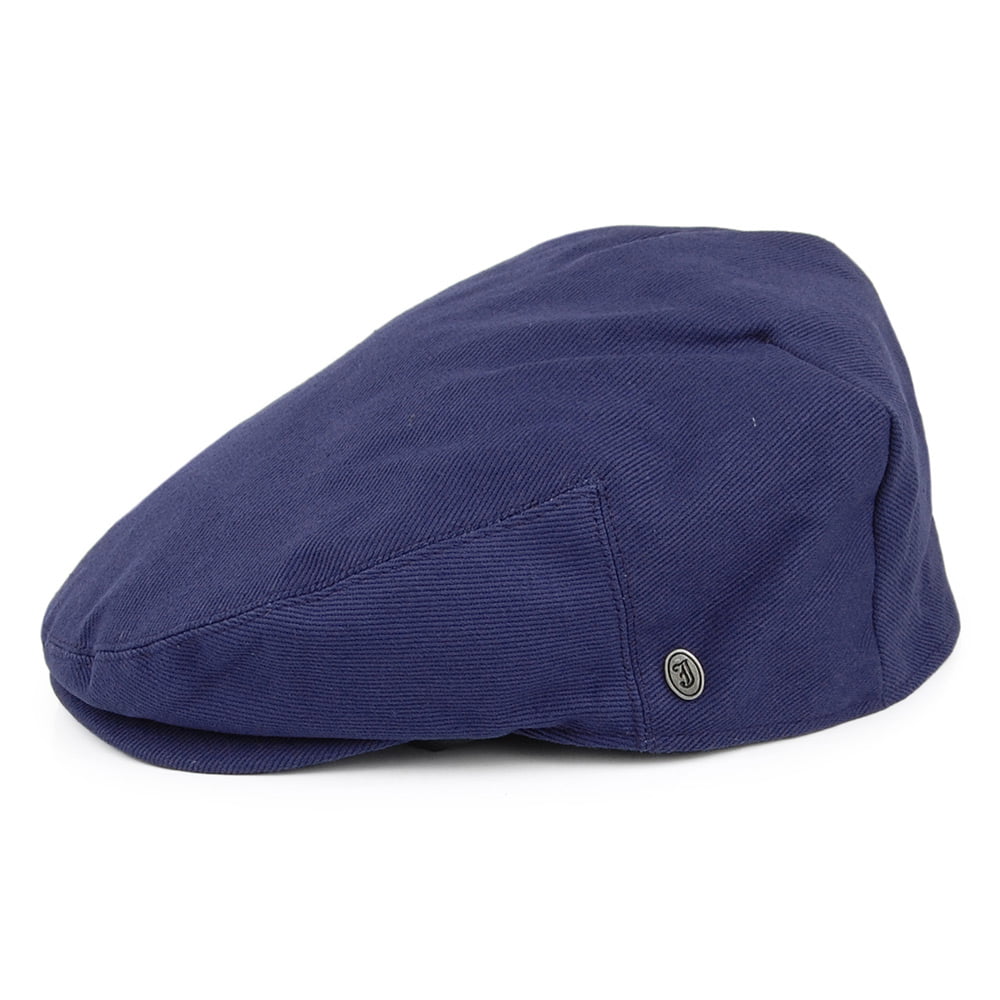 Casquette Plate en Coton bleu foncé JAXON & JAMES