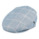 Casquette Plate Newsboy Vintage Pour Homme - 8 Panneaux, Réglable 56-60 Cm, Mélange Coton/polyester, Bleu - 6