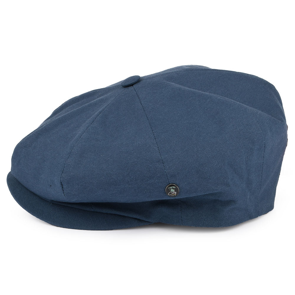 Casquette Gavroche en Coton Délavé bleu CITY SPORT