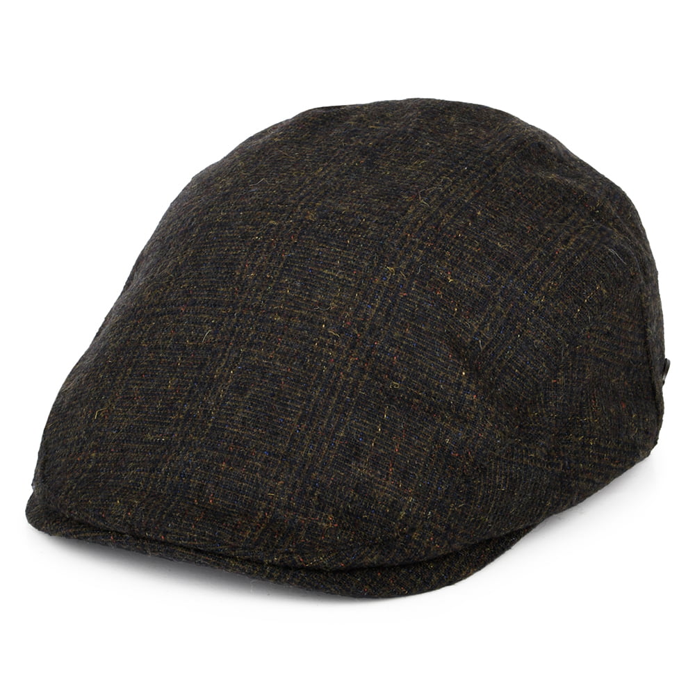 Casquette Plate Jack Pyke Laine Mélangée Marron Tweed - Style Militaire, Pour Homme, Neuve Avec étiquettes