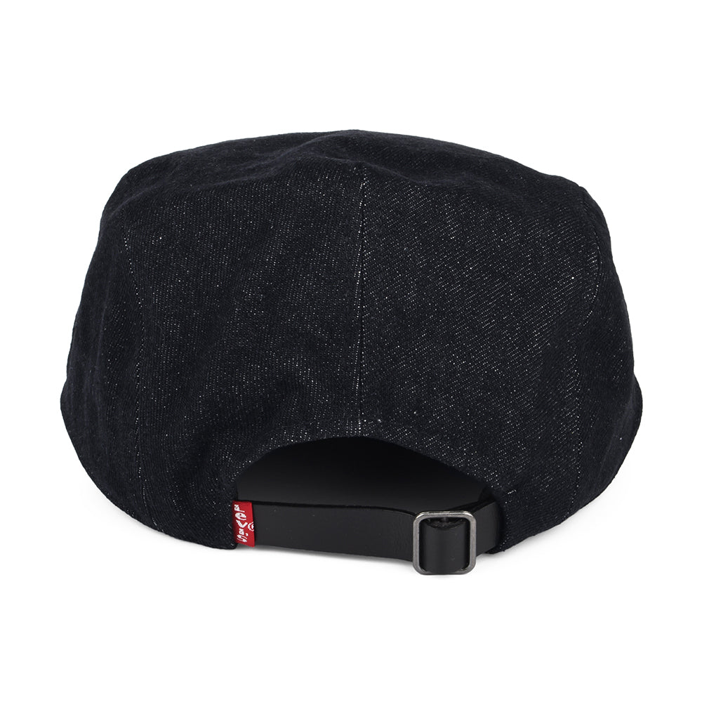 Casquette Plate en Jean Driver bleu foncé LEVI'S