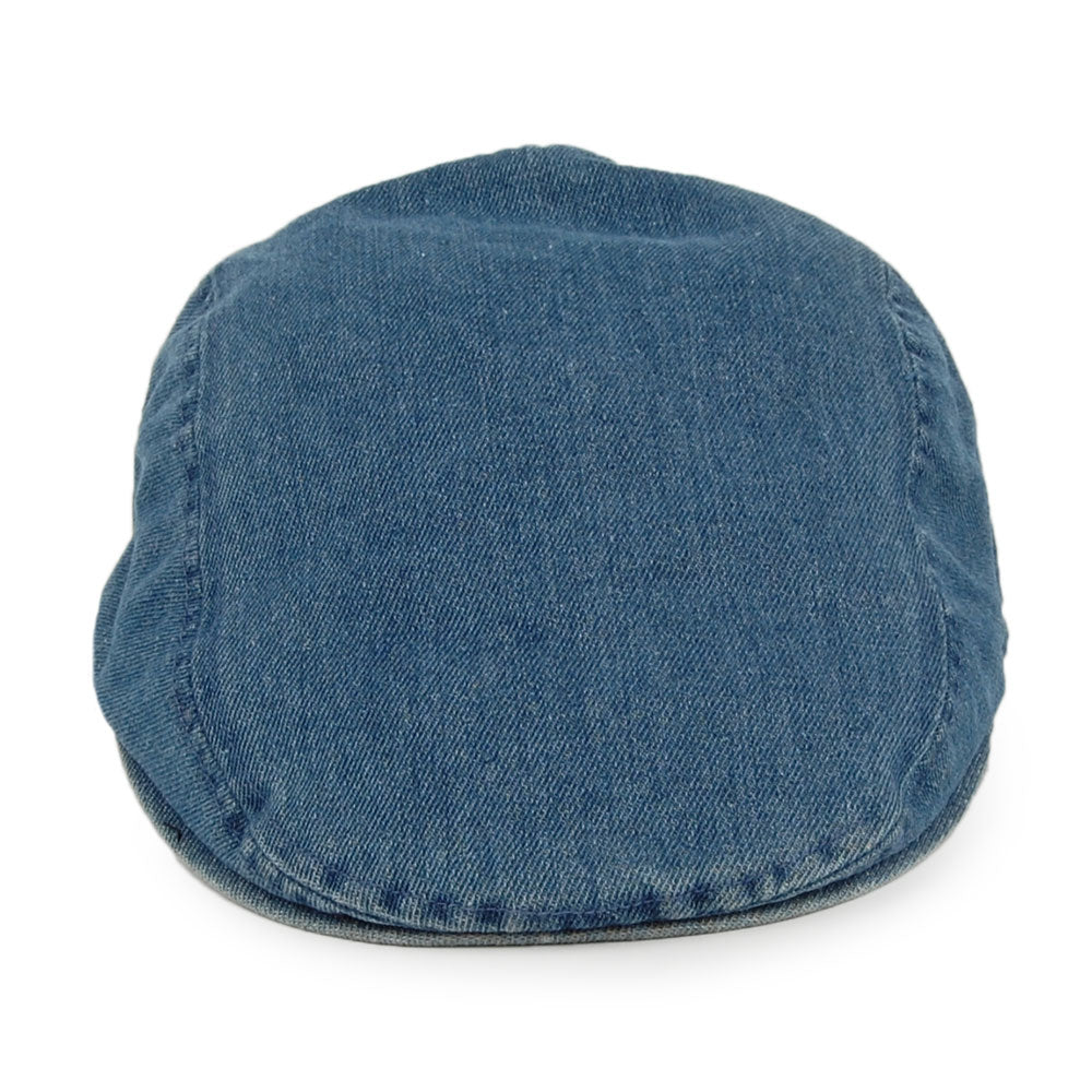 Casquette Plate en Jean avec Étiquette Vierge Driver denim LEVI'S