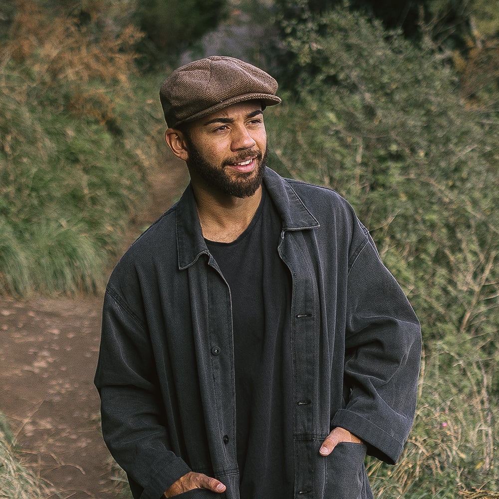 Casquette Gavroche Gotham marron JAXON & JAMES