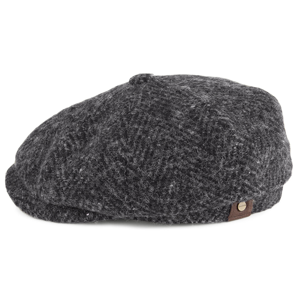 Casquette Gavroche en Laine Hatteras gris foncé STETSON