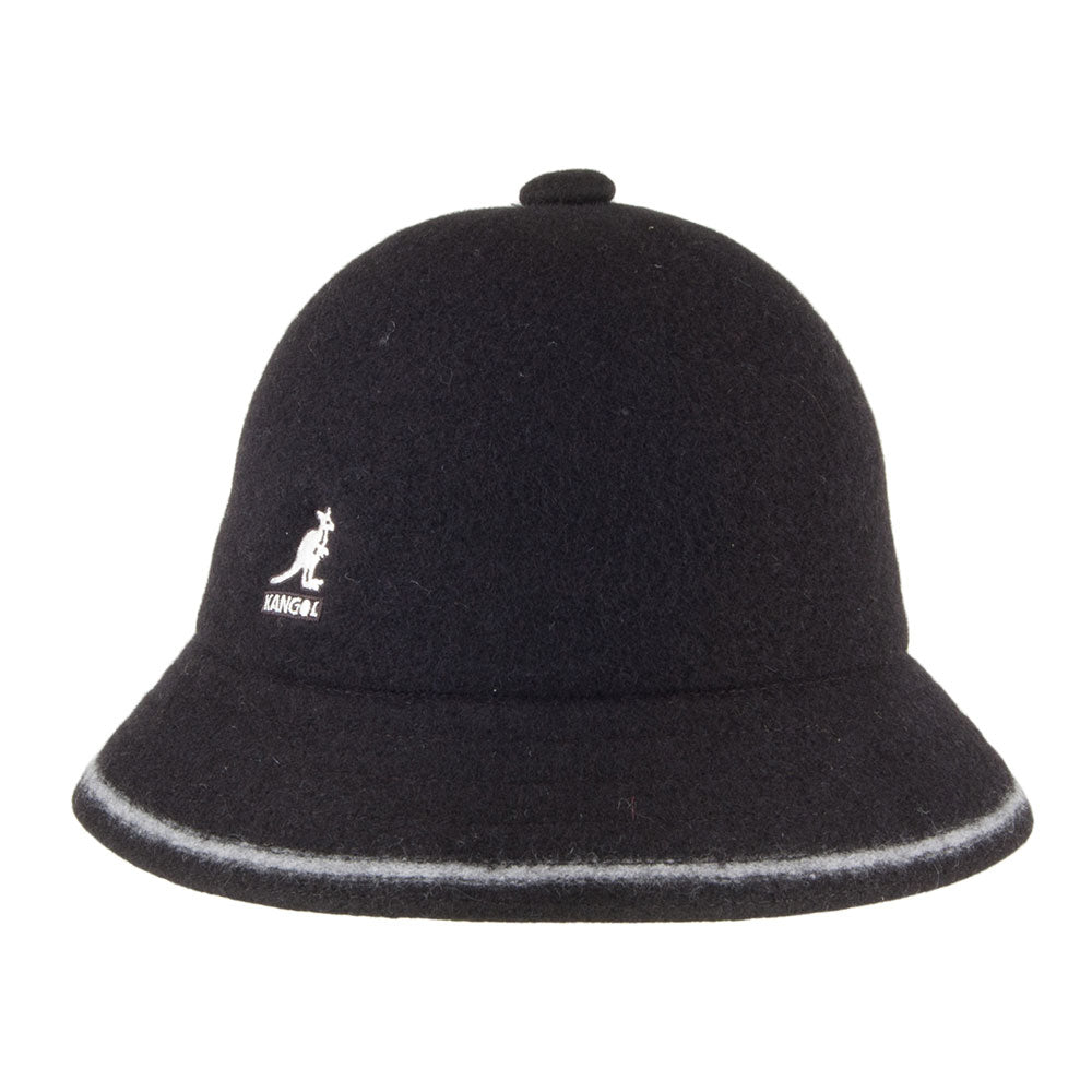 Chapeau Bob Stripe Casual noir KANGOL