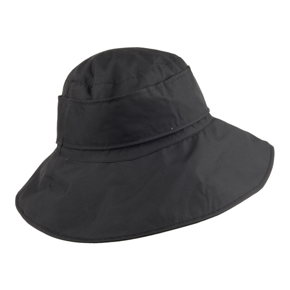 Chapeau de Pluie Hydrofuge avec Boucle noir WHITELEY