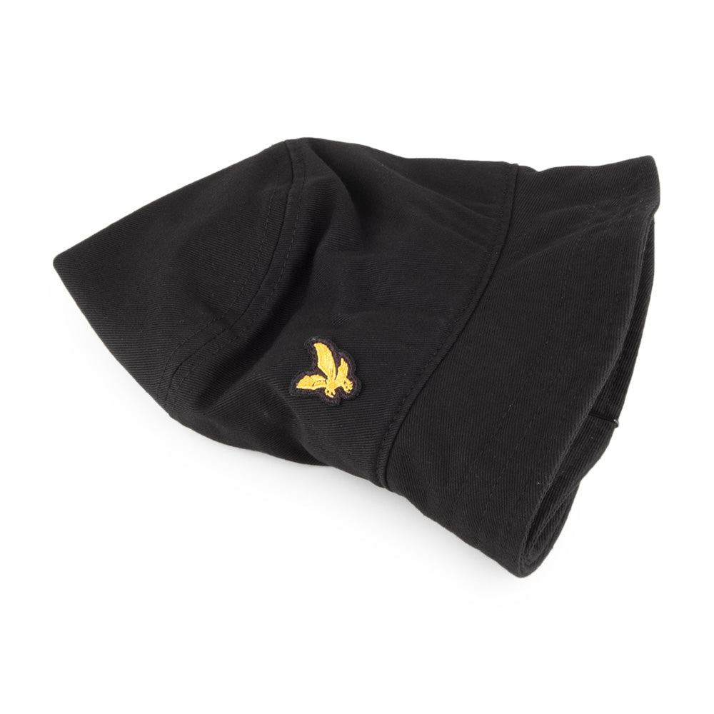 Chapeau Bob en Coton Sergé noir LYLE & SCOTT