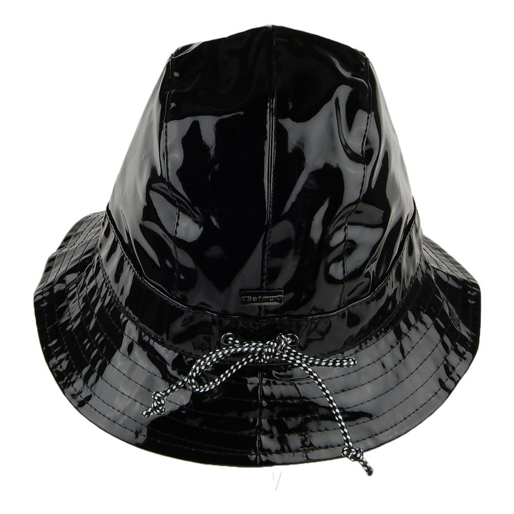 Chapeau Bob en Vinyle Rachel noir BETMAR