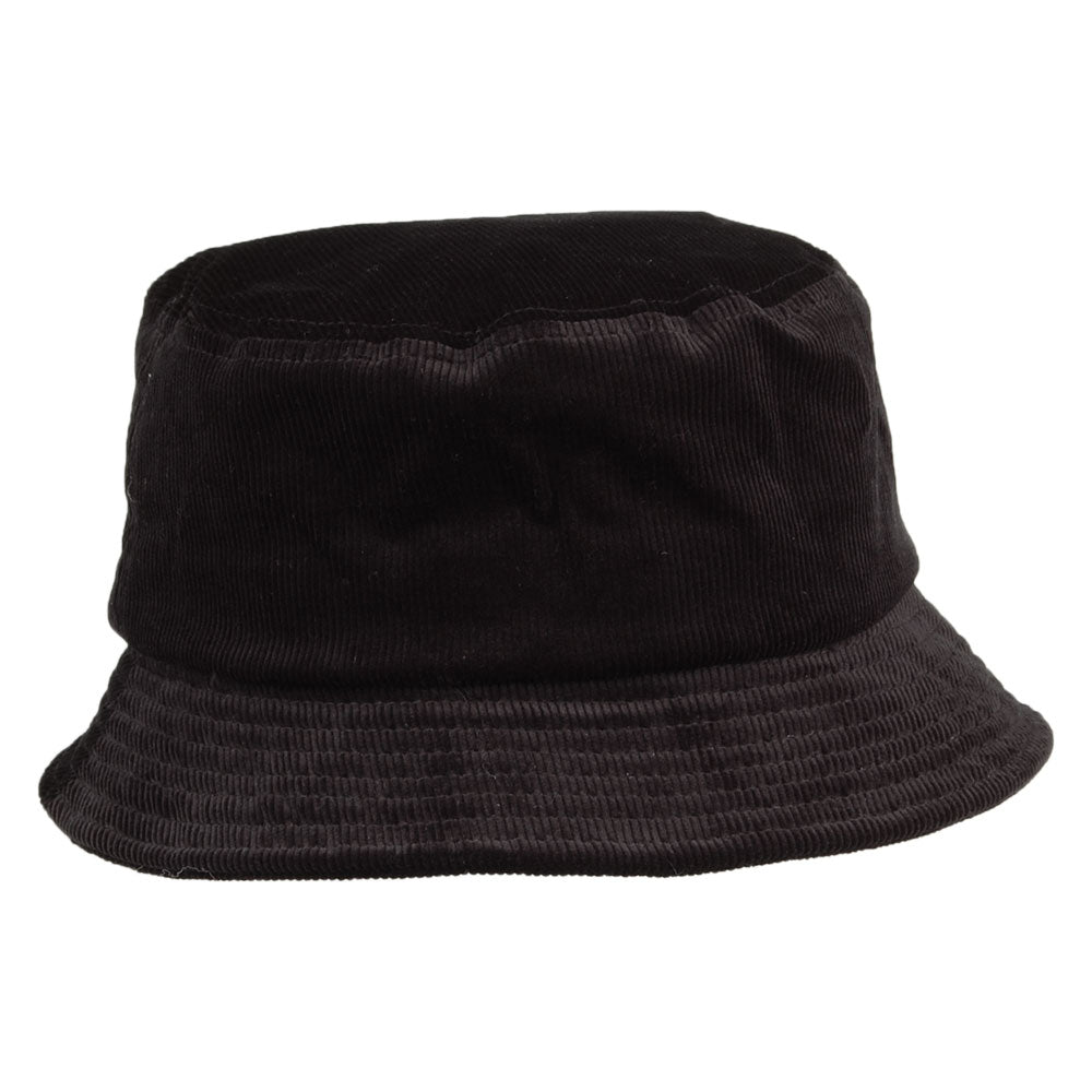 Chapeau Bob en Velours Côtelé noir KANGOL