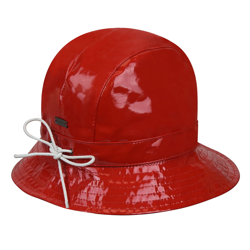 Chapeau Bob en Vinyle Rachel Classic écarlate BETMAR