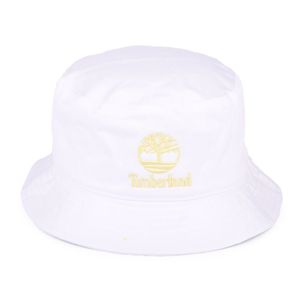 Chapeau Bob en Coton Sergé Youth Culture blanc TIMBERLAND