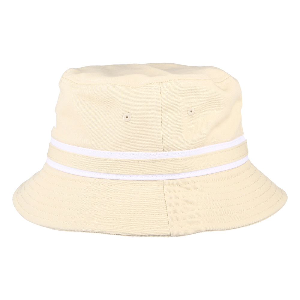 Chapeau Bob à Rayures Poster Logo beige LEVI'S