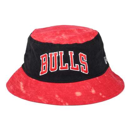 Chapeau Bob NBA Washed Pack Chicago Bulls rouge-noir NEW ERA