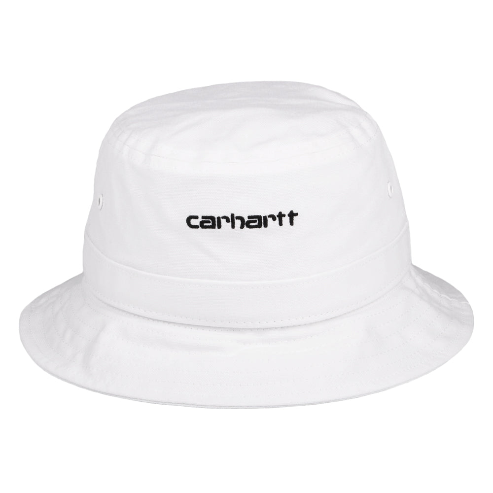 Chapeau Bob en Toile de Coton Script blanc CARHARTT WIP