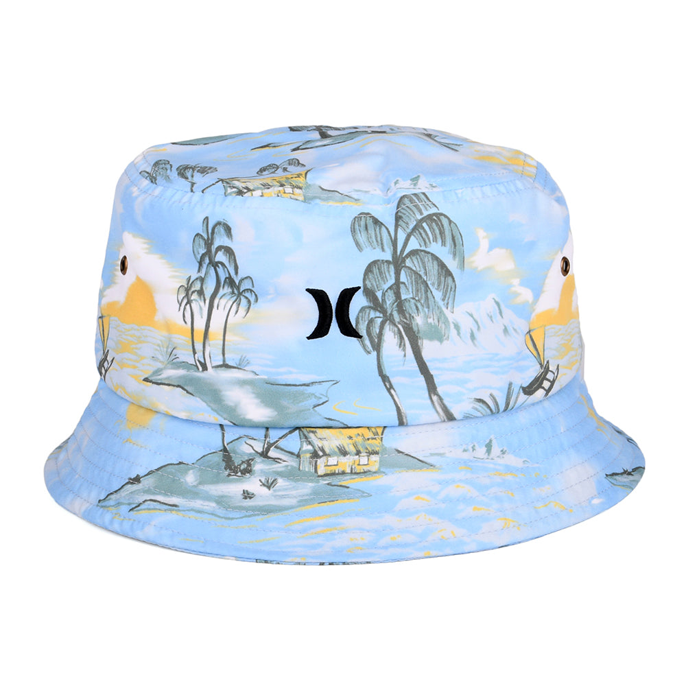 Chapeau Bob Tropical Small Logo bleu HURLEY