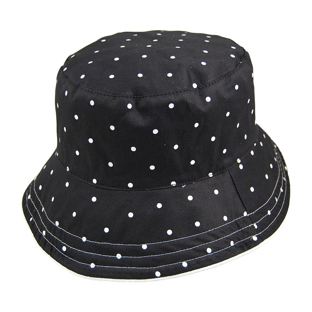 Chapeau Bob Réversible en Vinyle Luciella noir SCALA