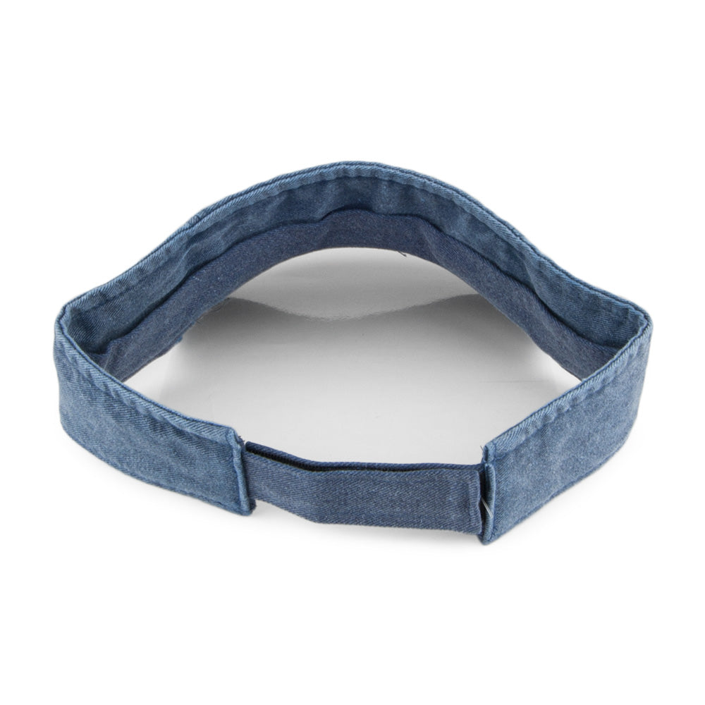 Visière en Coton Sergé Délavé bleu marine DORFMAN PACIFIC