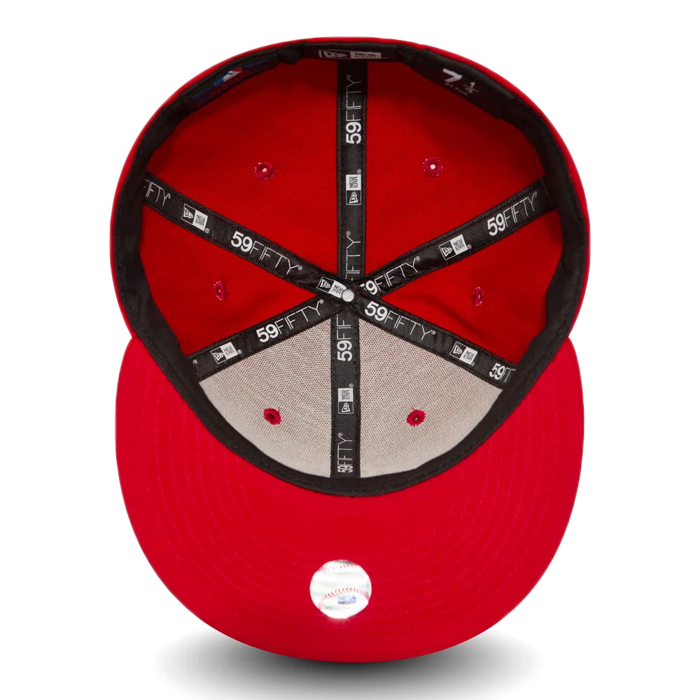 Casquette 59FIFTY MLB League Essential New York Yankees rouge-blanc NEW ERA