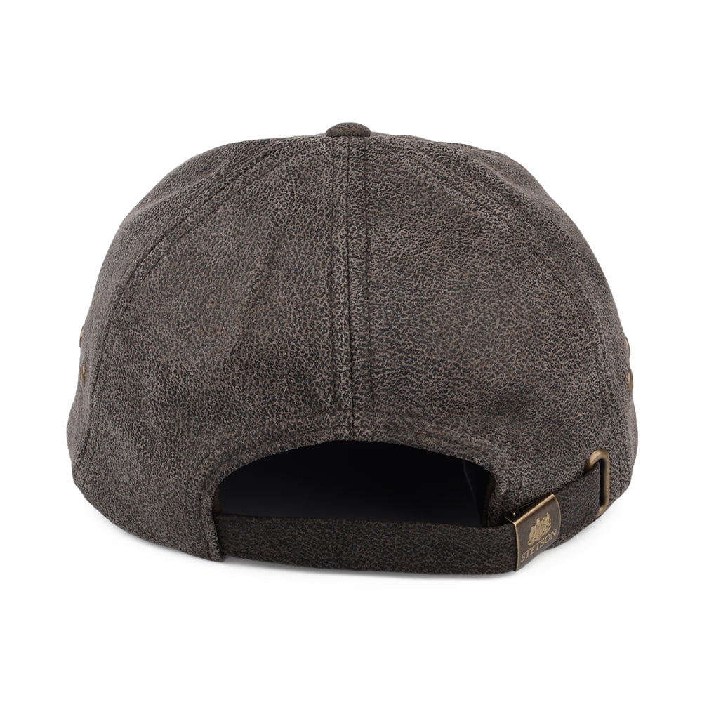 Casquette en Cuir marron STETSON