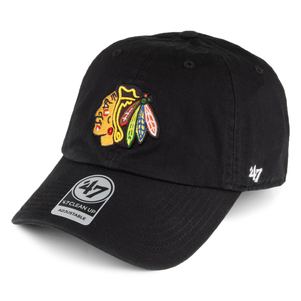 Casquette NHL Clean Up Chicago Blackhawks noir 47 BRAND