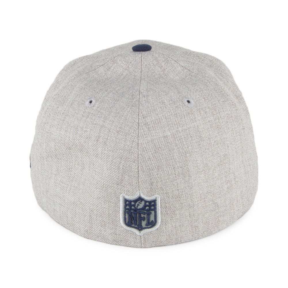 Casquette 59FIFTY Reflective Heather New England Patriots gris-bleu marine NEW ERA