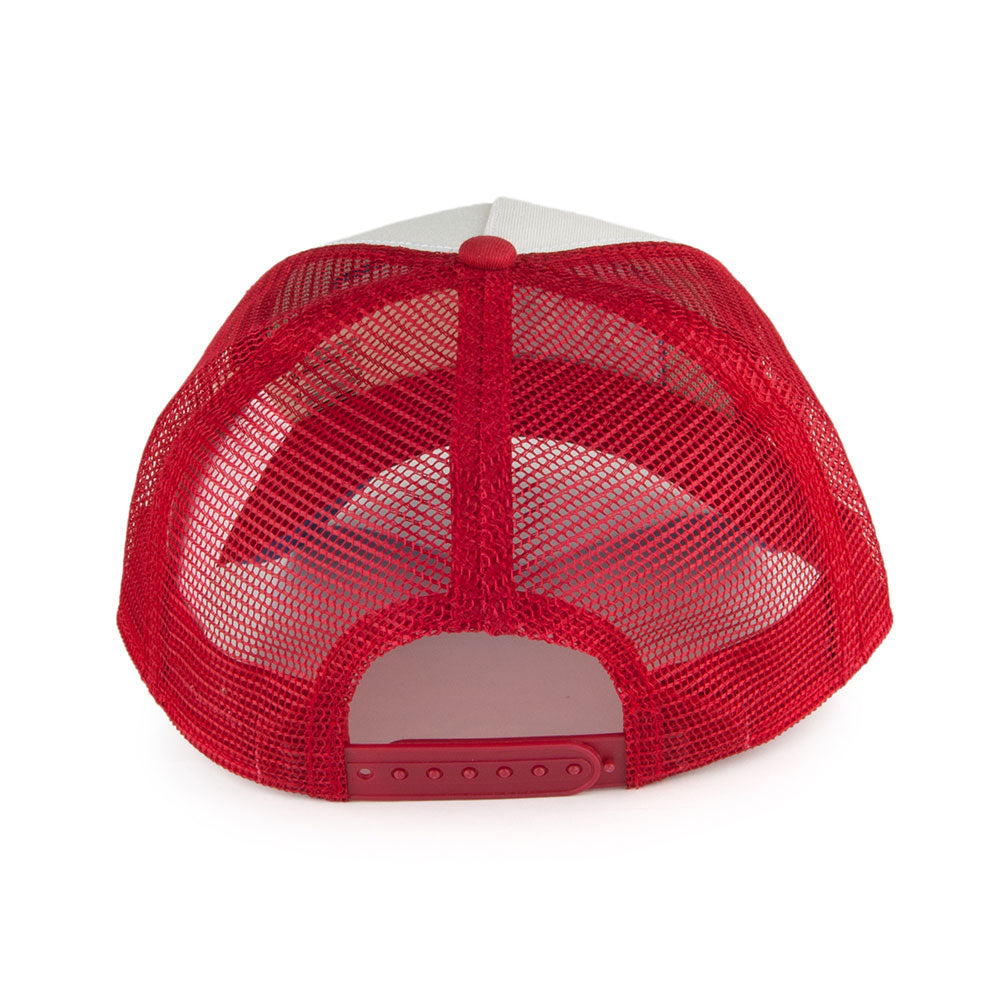 Casquette Trucker Gasoline rouge-bleu STETSON