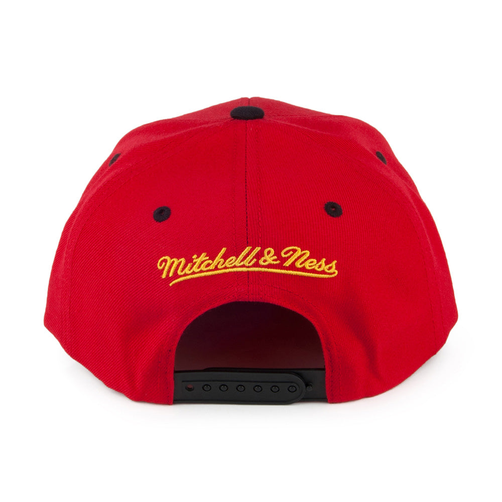 Casquette Snapback Zig Zag Houston Rockets rouge-noir MITCHELL & NESS