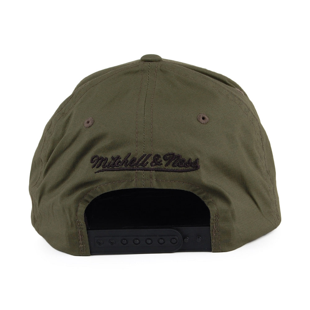 Casquette Snapback Ripstop Battle Minnesota Timberwolves vert militaire MITCHELL & NESS
