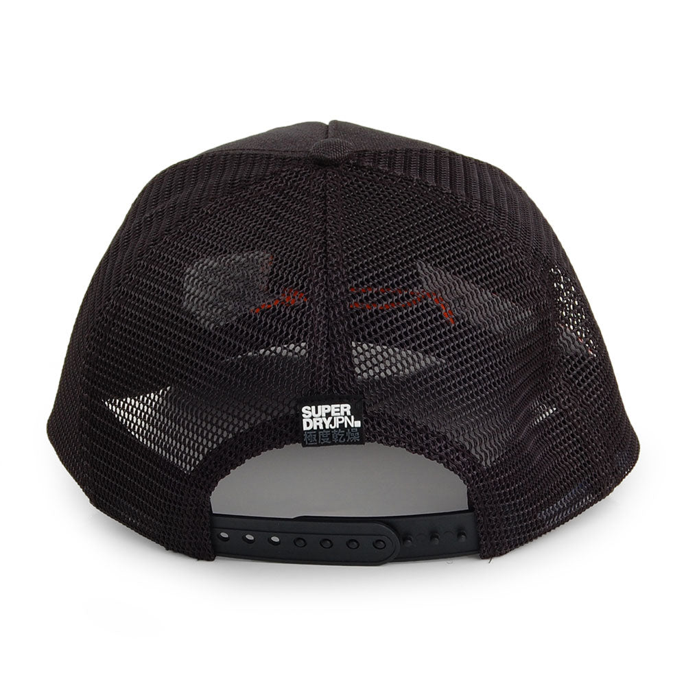 Casquette Trucker Mega Logo noir SUPERDRY