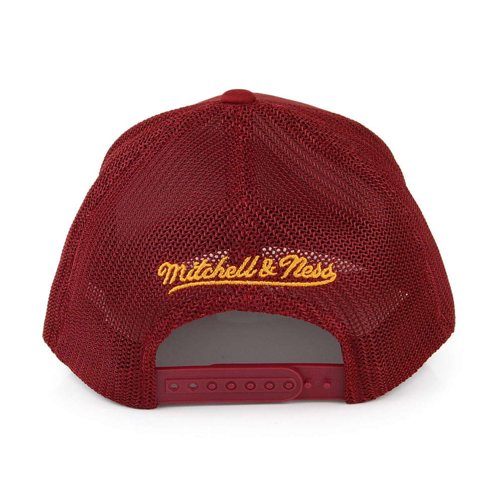 Casquette Trucker Vintage Jersey Cleveland Cavaliers bordeaux MITCHELL & NESS