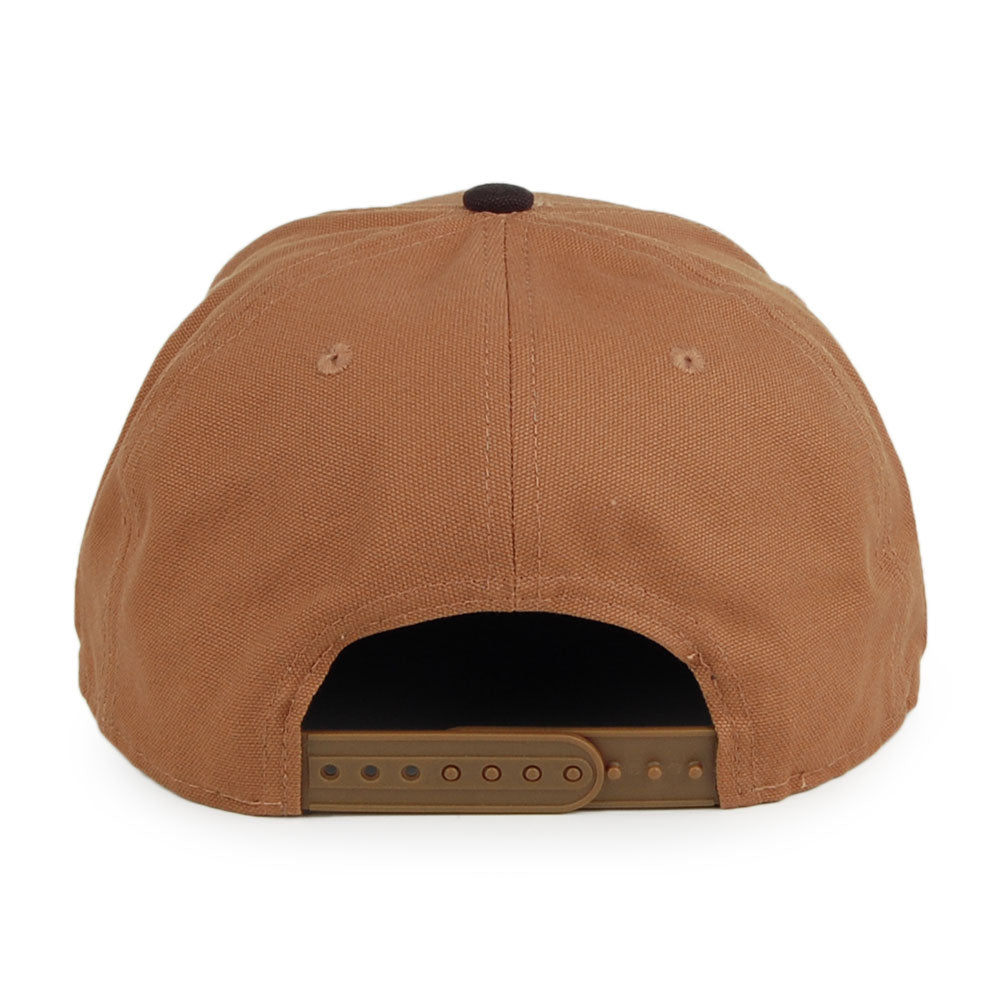 Casquette Snapback Bicolore Logo marron-noir CARHARTT WIP