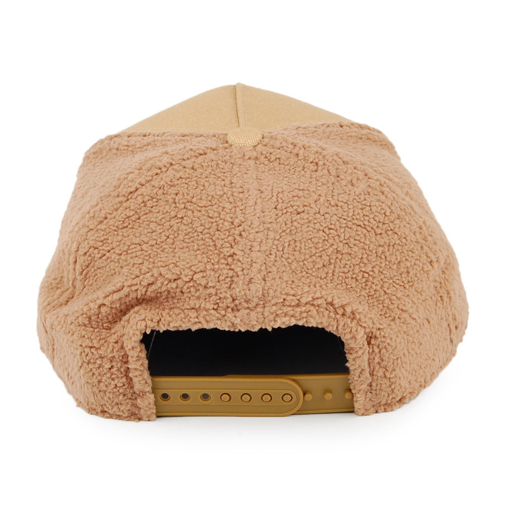 Casquette Trucker MLB Sherpa L.A. Dodgers beige sable NEW ERA