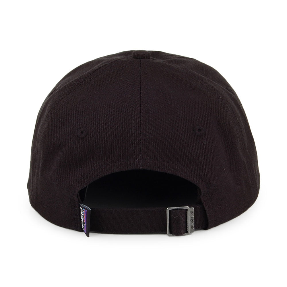 Casquette en Coton Bio P-6 Label Trad noir PATAGONIA