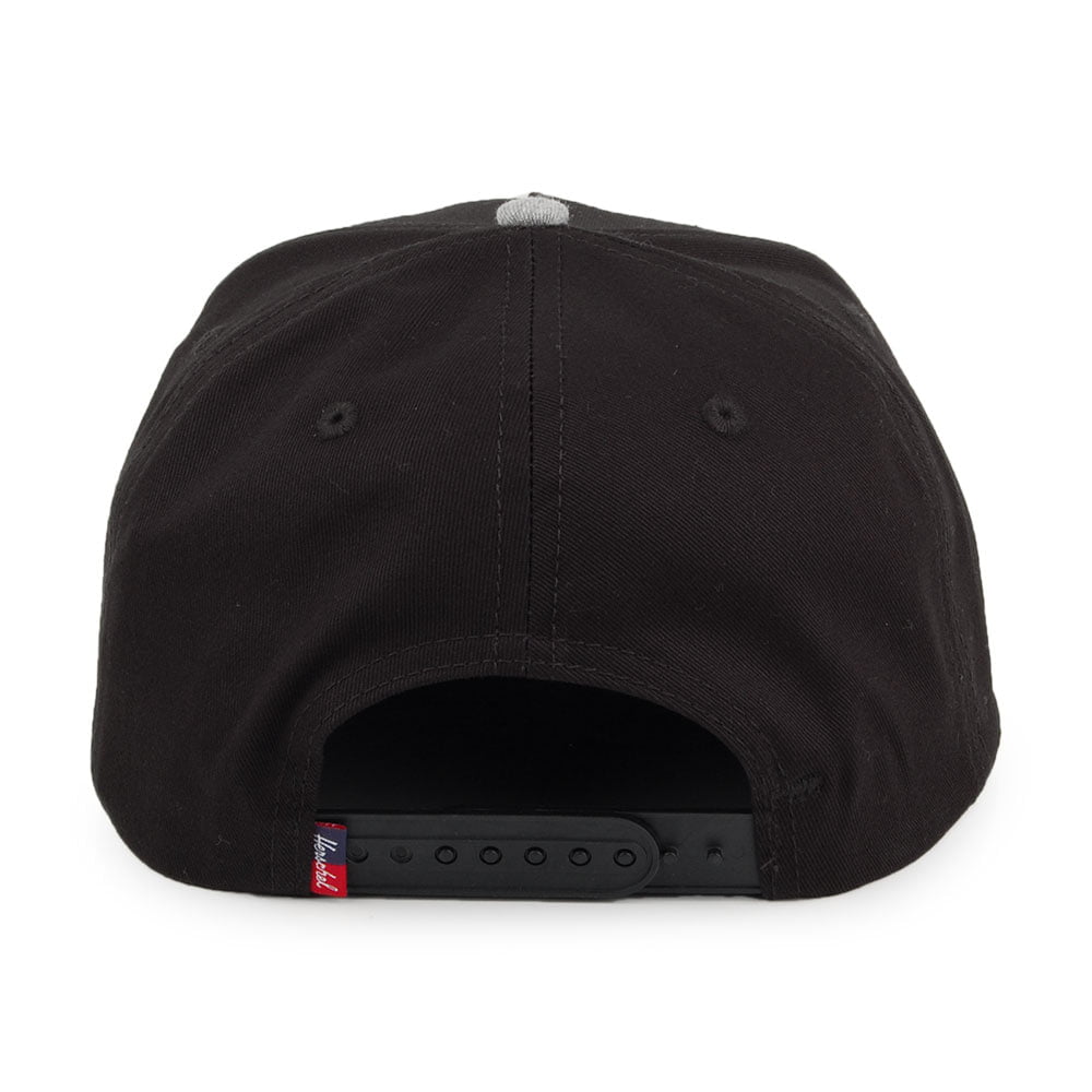Casquette Snapback Whaler Classic noir-gris HERSCHEL SUPPLY CO.