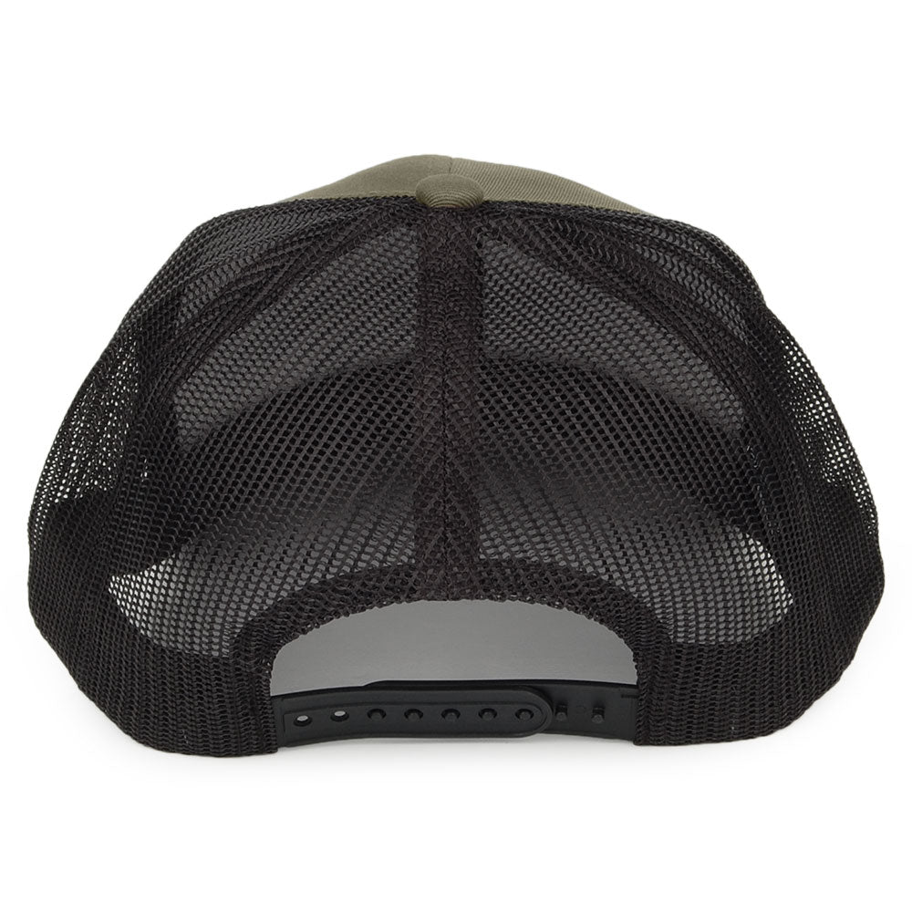 Casquette Trucker en Maille Crest MP olive-noir BRIXTON