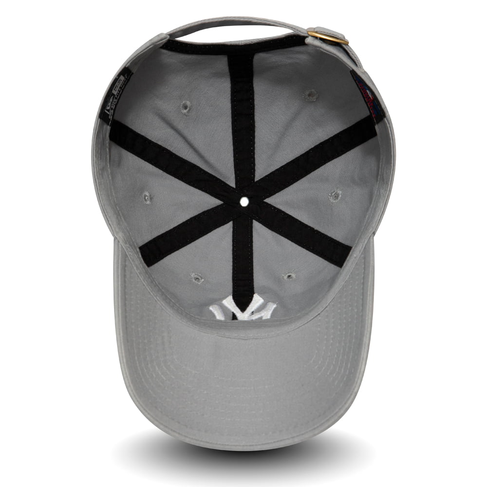 Casquette 9TWENTY MLB Washed Casual Classic New York Yankees gris NEW ERA