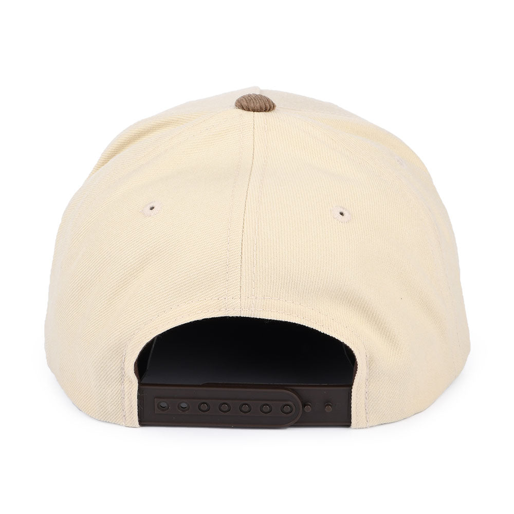 Casquette Snapback en Velours Côtelé Alton MP beige-marron BRIXTON