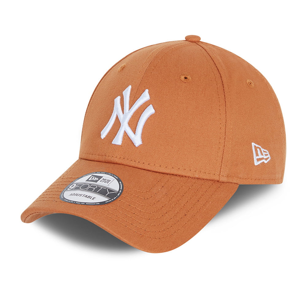 Casquette 9FORTY MLB League Essential New York Yankees toffee-blanc NEW ERA