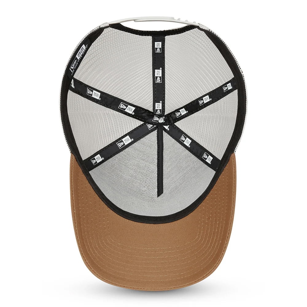 Casquette Trucker A-Frame Sports Patch blé NEW ERA