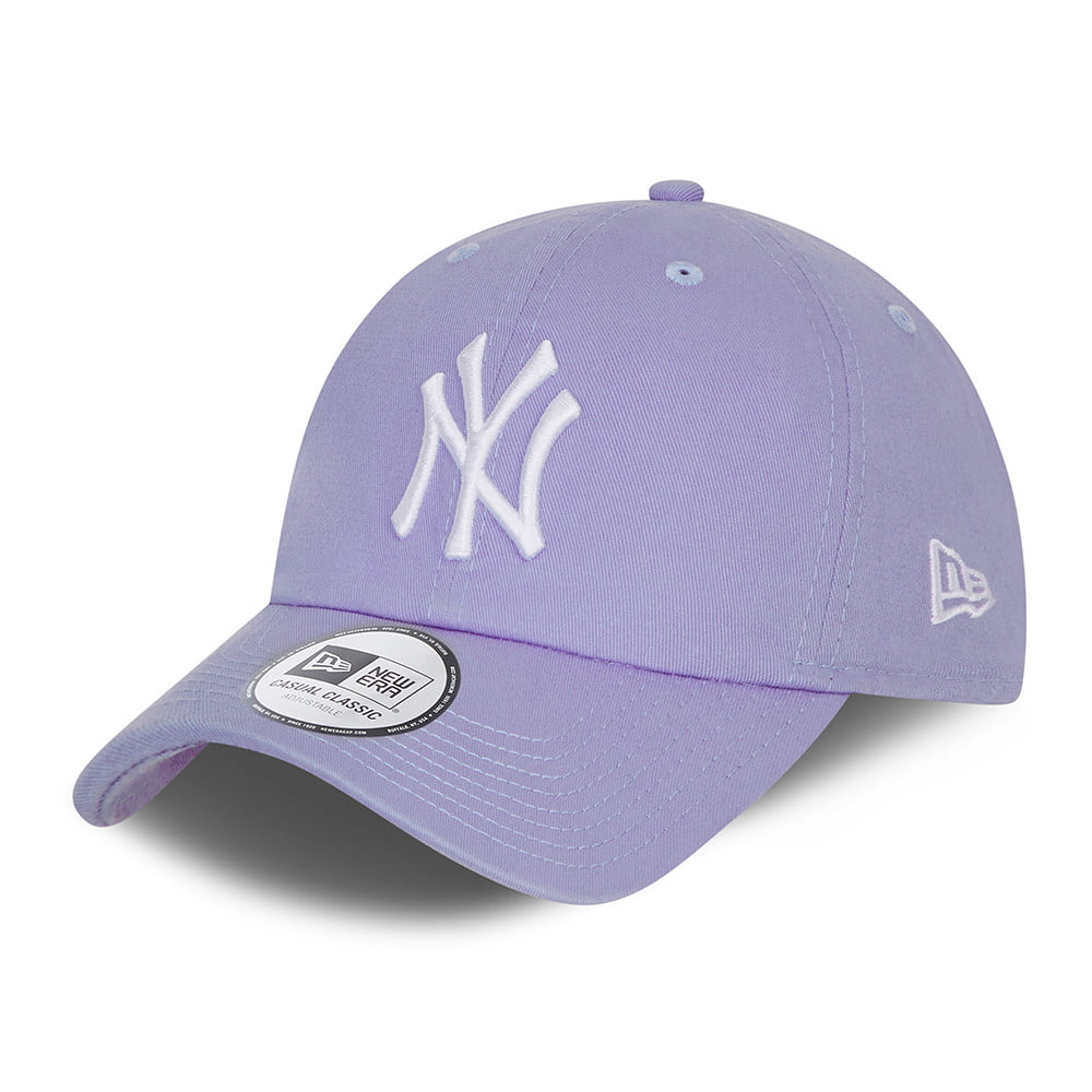 Casquette 9TWENTY MLB Washed Casual Classic New York Yankees lavande NEW ERA