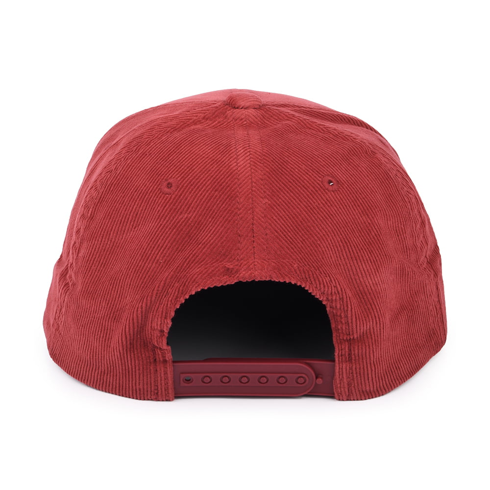 Casquette Snapback en Velours Côtelé Oath III vin BRIXTON