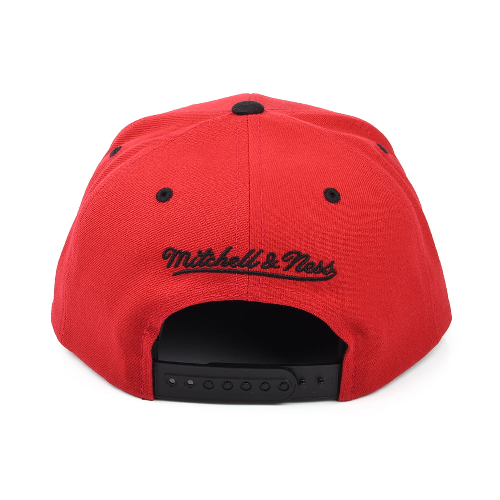 Casquette Snapback NBA HWC Team Arch Miami Heat rouge-noir MITCHELL & NESS