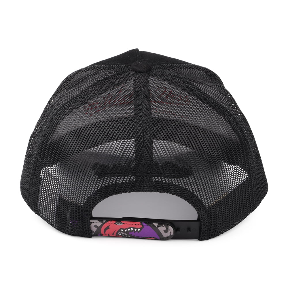 Casquette Trucker NBA Icon Pinch Panel Toronto Raptors noir MITCHELL & NESS