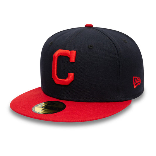 Casquette 59FIFTY MLB On Field AC Perf Cleveland Guardians bleu marine-rouge NEW ERA