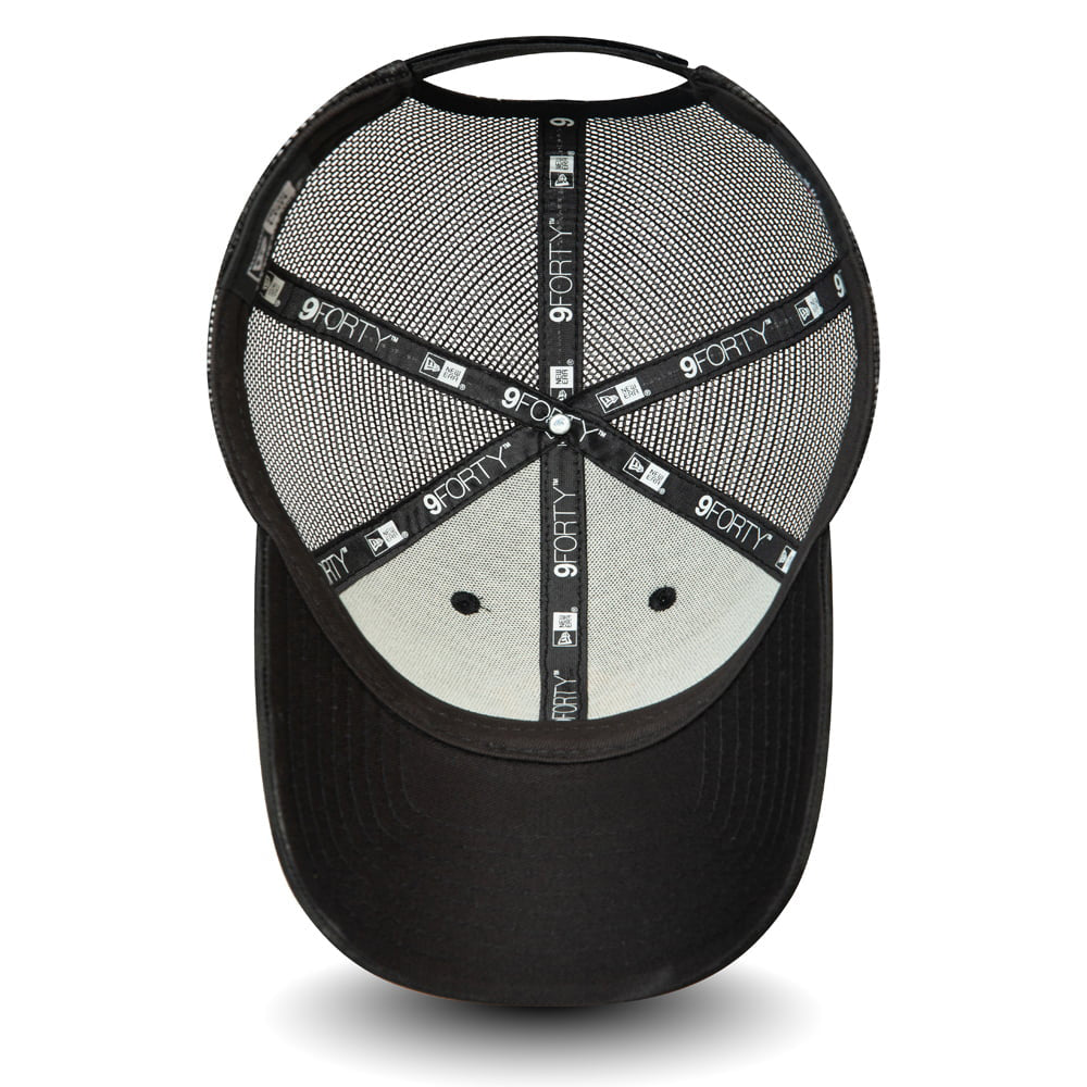 Casquette Trucker 9FORTY MLB Home Field New York Yankees noir-jaune NEW ERA